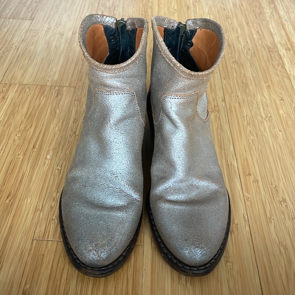 Fiorentini + Baker Italian-made champagne/rose gold ankle boots, size 36! - Picture 8 of 10
